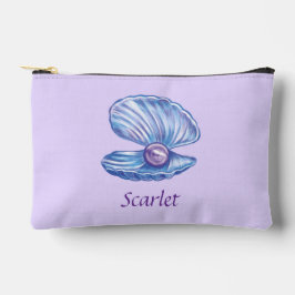 Bolsito Accesorio Pequeño Perla personalizada del océano (púrpura)