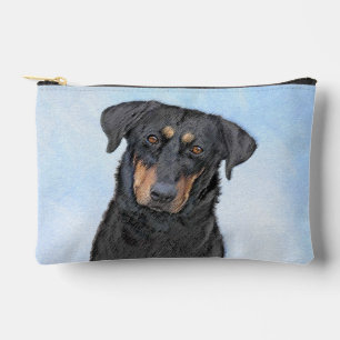 Bolsito Accesorio Pequeño Perro Beauceron Negro y Fuego Pintura Perro de Pas