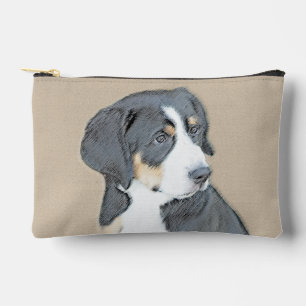 Bolsito Accesorio Pequeño Perro de montaña de Berna Pintura de cachorro arte