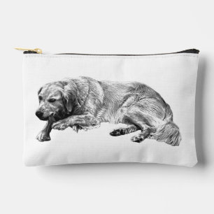 Bolsito Accesorio Pequeño Perro de pelaje pacífico inspira rituales matutino
