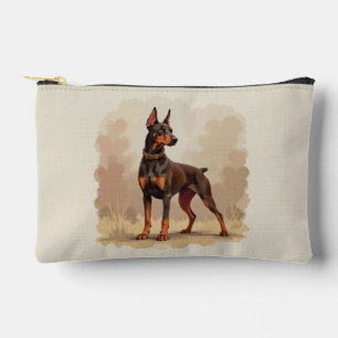 Bolsito Accesorio Pequeño Perro Doberman Pinscher Marrón Óxido Rojo