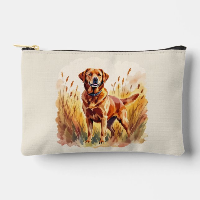 Bolsito Accesorio Pequeño Perro Labrador Retriever Fox Rojo (Anverso)