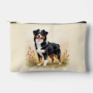 Bolsito Accesorio Pequeño Perro Pastor Australiano Tricolor Negro Aussie