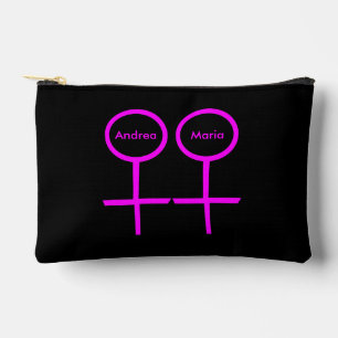 Bolsito Accesorio Pequeño Personalizable Lesbiana Amantes