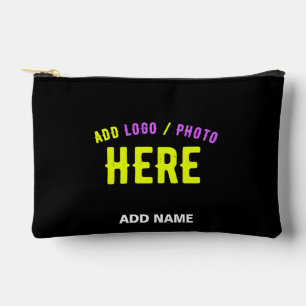 BOLSITO ACCESORIO PEQUEÑO PERSONALIZABLE MODERNO ESTILO NEGRO VERIFICADO MAR