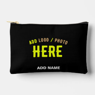 BOLSITO ACCESORIO PEQUEÑO PERSONALIZABLE MODERNO ESTILO NEGRO VERIFICADO MAR