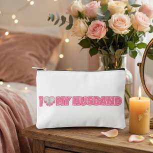 Bolsito Accesorio Pequeño Personalizado Amo a mi esposo – Agregar foto del e