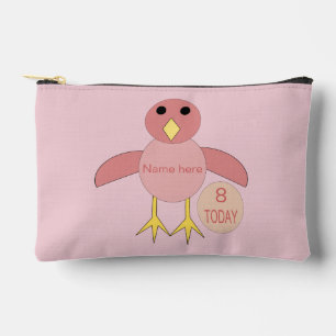 Bolsito Accesorio Pequeño Personalizado Chica de cumpleaños rosa