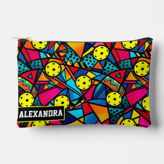 Bolsito Accesorio Pequeño Personalizado de texto pickleball Dinkadelic Remix