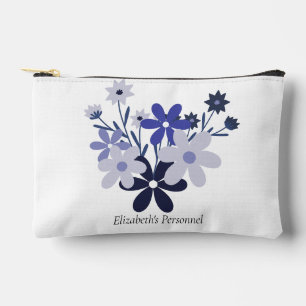 Bolsito Accesorio Pequeño Personalizado elegante azul violeta