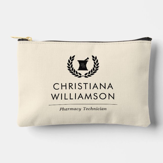 Bolsito Accesorio Pequeño Personalizado Elegante Farmacia Farmacéutica Perso (Anverso)