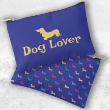 Personalizado Texto Dachshunds Perro de patrón de 