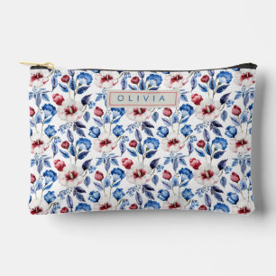 Bolsito Accesorio Pequeño Personalized Aesthetic Patriotic Wildflowers