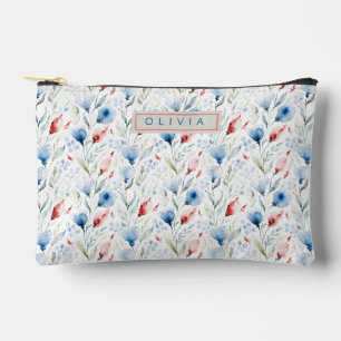 Bolsito Accesorio Pequeño Personalized Aesthetic Patriotic Wildflowers