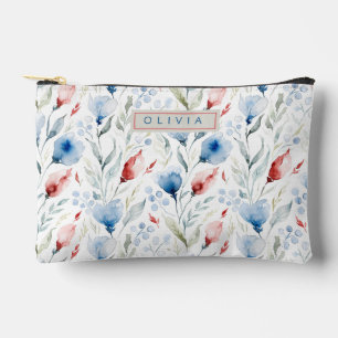 Bolsito Accesorio Pequeño Personalized Aesthetic Patriotic Wildflowers