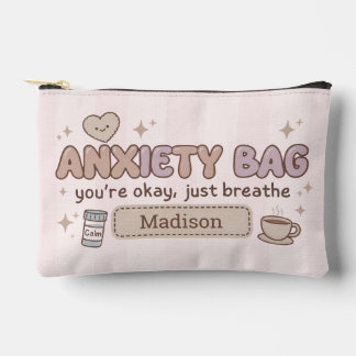 Bolsito Accesorio Pequeño Personalized Anxiety Bag Panic Pouch Makeup Bag
