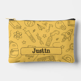 Bolsito Accesorio Pequeño Personalized Back to School Backpack & Doodles
