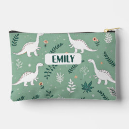 Bolsito Accesorio Pequeño Personalized Dinosaur Name Pencil Case