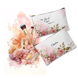 Bolsito Accesorio Pequeño Personalized Faith-Based Nahum 1:7