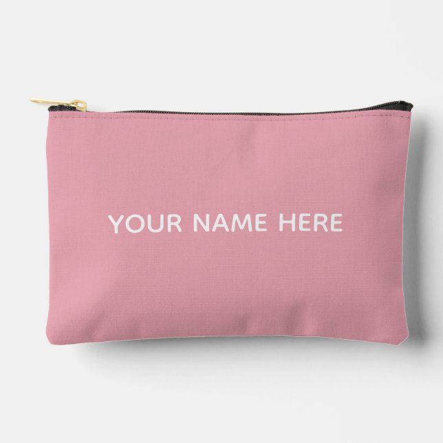 Bolsito Accesorio Pequeño Personalized Name Stylish Modern Elegant Minimal (Anverso)