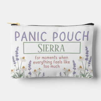 Bolsito Accesorio Pequeño Personalized Panic Pouch Makeup Bag Calm Kit