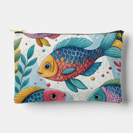 Bolsito Accesorio Pequeño Pescado arco iris bajo el agua