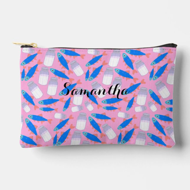 Bolsito Accesorio Pequeño Pescado Y Sal (Anverso)