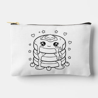 Bolsito Accesorio Pequeño Pila de panqueques kawaii para colorear