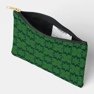 Bolsito Accesorio Pequeño Pine Snowflakes Forest Small Pouch