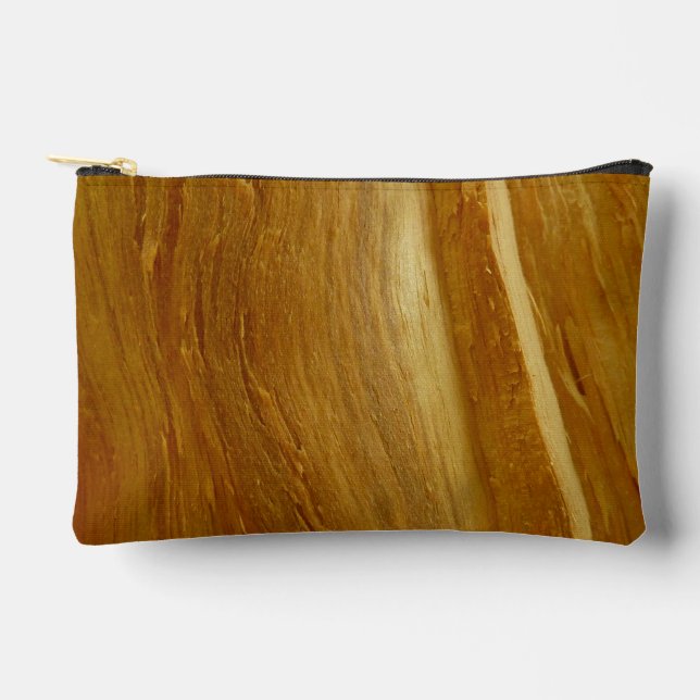 Bolsito Accesorio Pequeño Pine Wood II Faux Wooden Textura (Anverso)