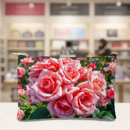 Bolsito Accesorio Pequeño Pink Roses Pouch