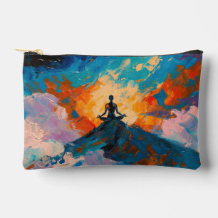 Bolsito Accesorio Pequeño pintura al óleo Arte de Yoga (#4)