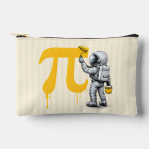 Bolsito Accesorio Pequeño Pintura de astronauta personalizada símbolo Pi día