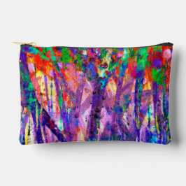 Bolsito Accesorio Pequeño Pintura de colores de baile sedoso artístico