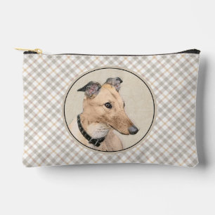 Bolsito Accesorio Pequeño Pintura de Greyhound Amanecer Cute Original Mascot