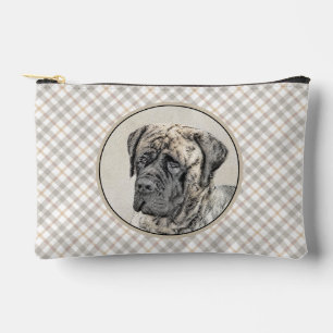 Bolsito Accesorio Pequeño Pintura de Mastín Inglés Brindle Arte de Perro Ori