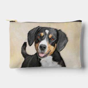 Bolsito Accesorio Pequeño Pintura de Perro de la Montaña Entlebucher Arte Pe