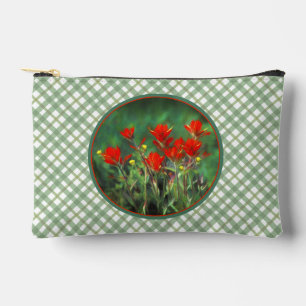 Bolsito Accesorio Pequeño Pintura de pincel indio Pintura de Flor silvestre