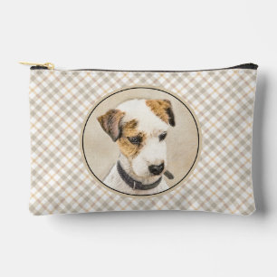 Bolsito Accesorio Pequeño Pintura de Terrier Jack Russell Parson Arte de Per