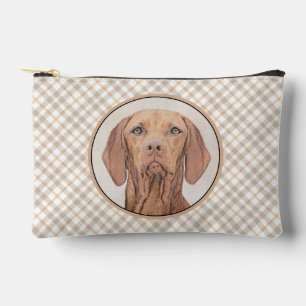 Bolsito Accesorio Pequeño Pintura de Vizsla Rust Dorado Cute Original Perro 