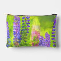Pintura Lupine Arte Original De Flor Silvestre