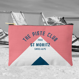 Bolsito Accesorio Pequeño Piste Club Personalizado Pink Blue Peak Ski