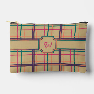Bolsito Accesorio Pequeño Plaid de Verano