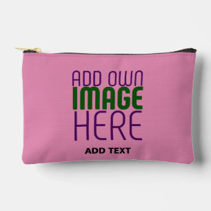 BOLSITO ACCESORIO PEQUEÑO PLANTILLA DE TEXTO DE IMAGEN ROSA CALIENTE CUTE MO