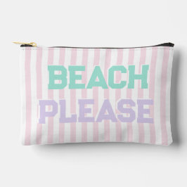 Bolsito Accesorio Pequeño Playa Por Favor - Tiras De Pastel Y Rosa Cuestas
