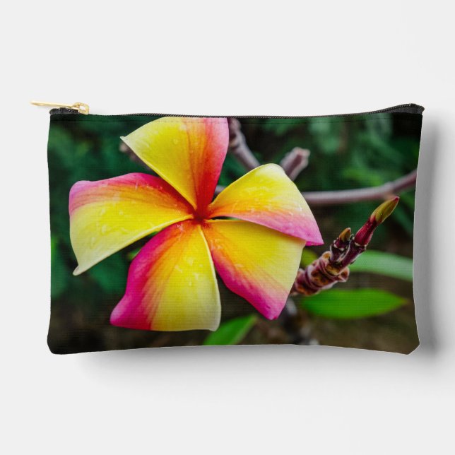 Bolsito Accesorio Pequeño Plumeria rubra (Anverso)