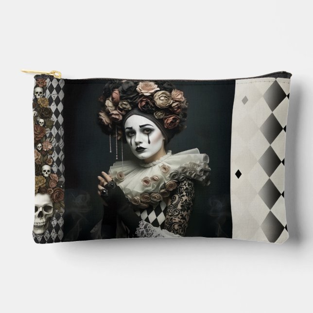 Bolsito Accesorio Pequeño  Poetic Gothic Motifs  (Anverso)