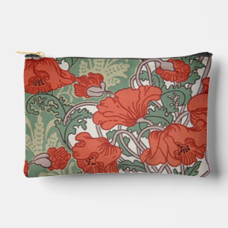Bolsito Accesorio Pequeño Poppies Art Nouveau