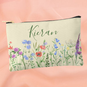 Bolsito Accesorio Pequeño Por su floral acuática clásica moderna