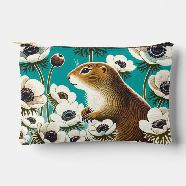 Bolsito Accesorio Pequeño Prairie Dog Anemone Art Prairie Dogs (Anverso)